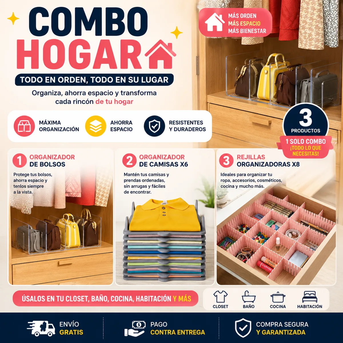 Combo Hogar en Orden