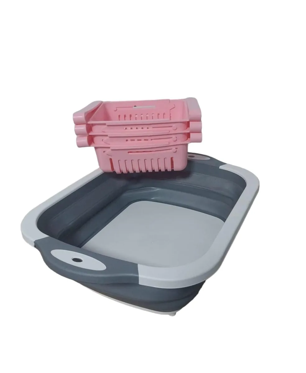 Combo 3 Organizadores de Nevera + Tabla Plegable