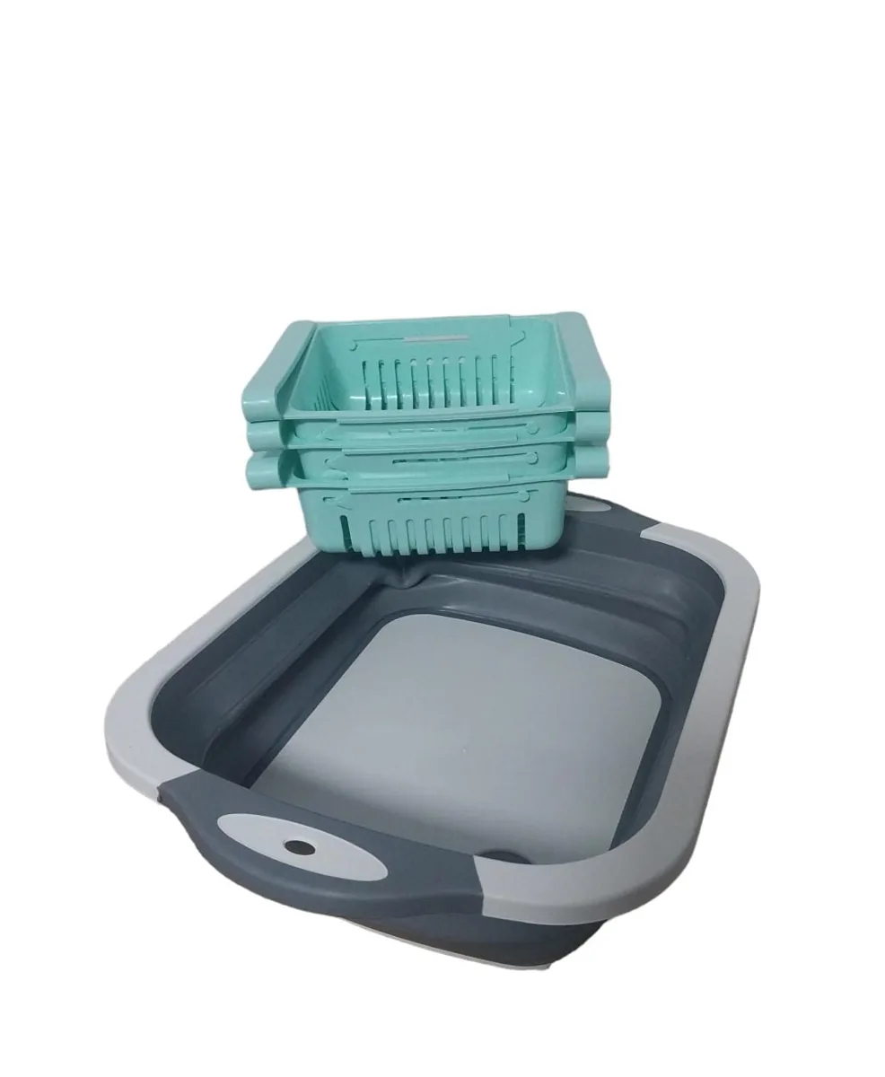 Combo 3 Organizadores de Nevera + Tabla Plegable