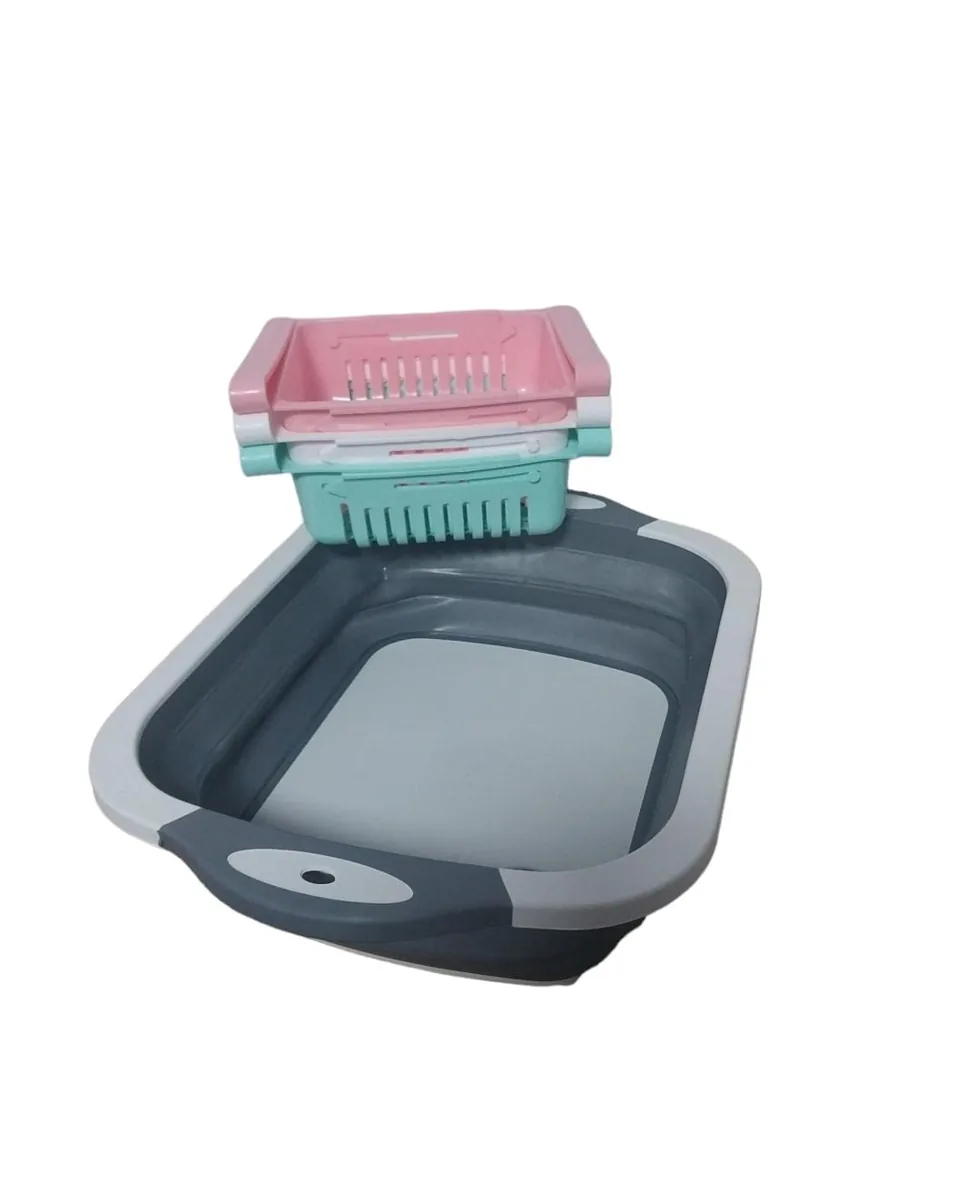 Combo 3 Organizadores de Nevera + Tabla Plegable