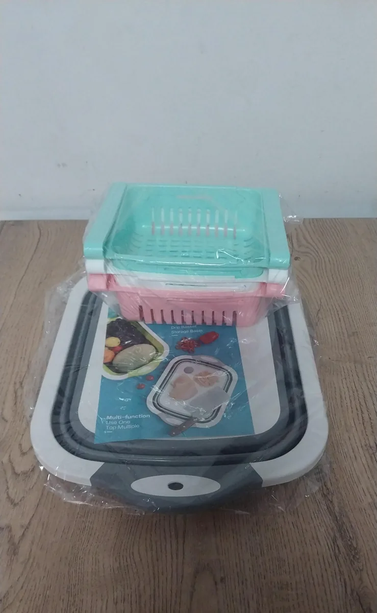 Combo 3 Organizadores de Nevera + Tabla Plegable