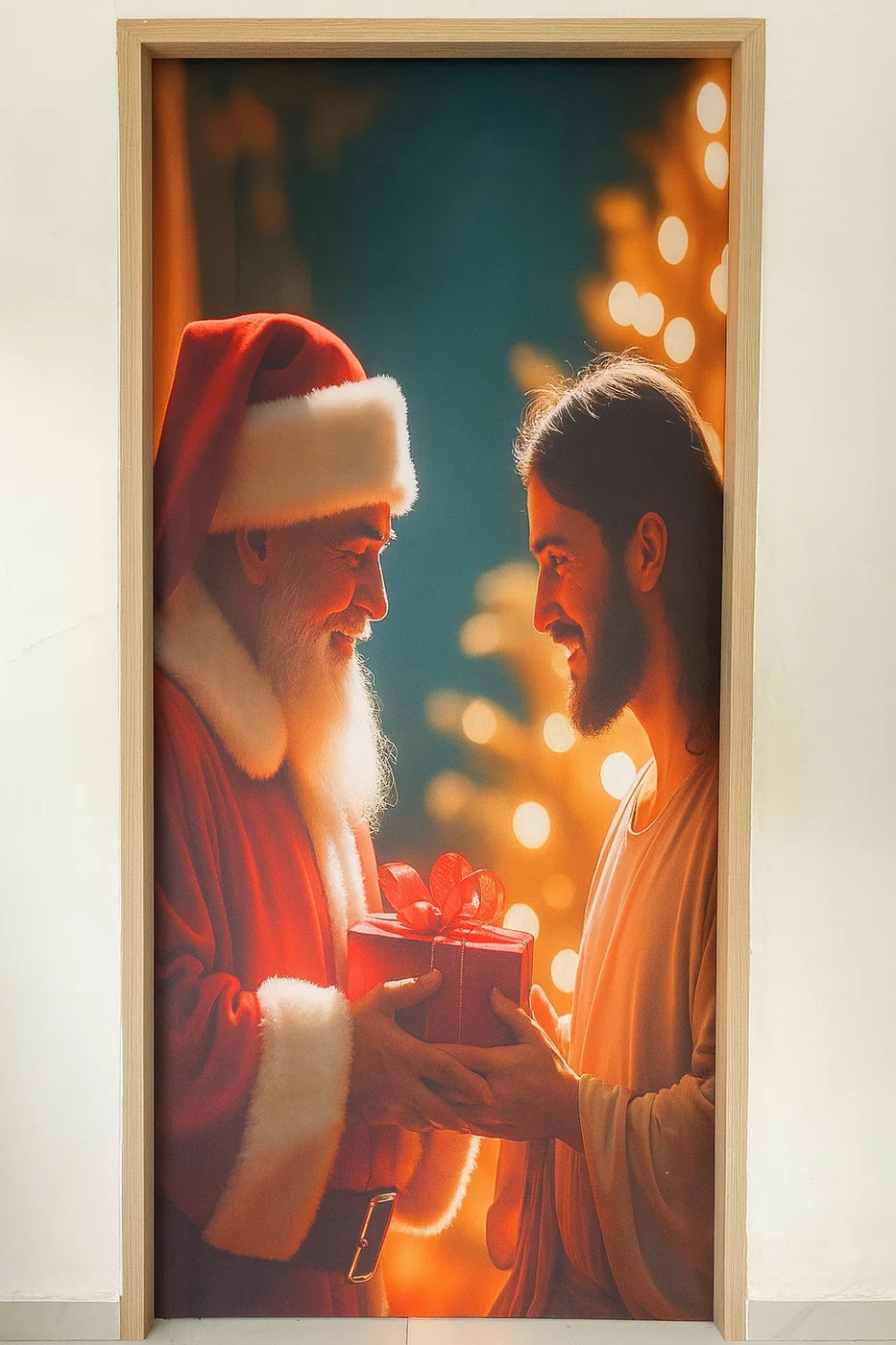 Diseño Jesús y Papá Noel
