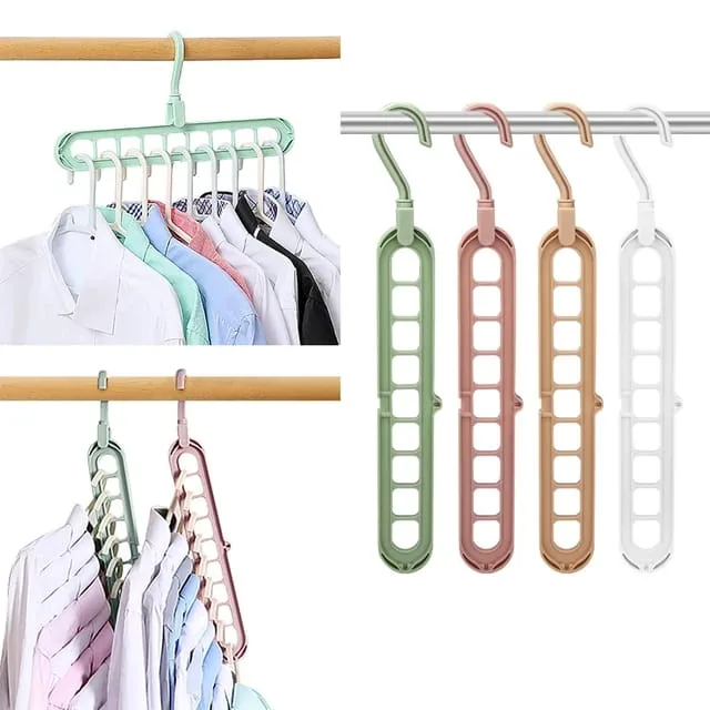 Ganchos Ahorradores de Espacio para Ropa